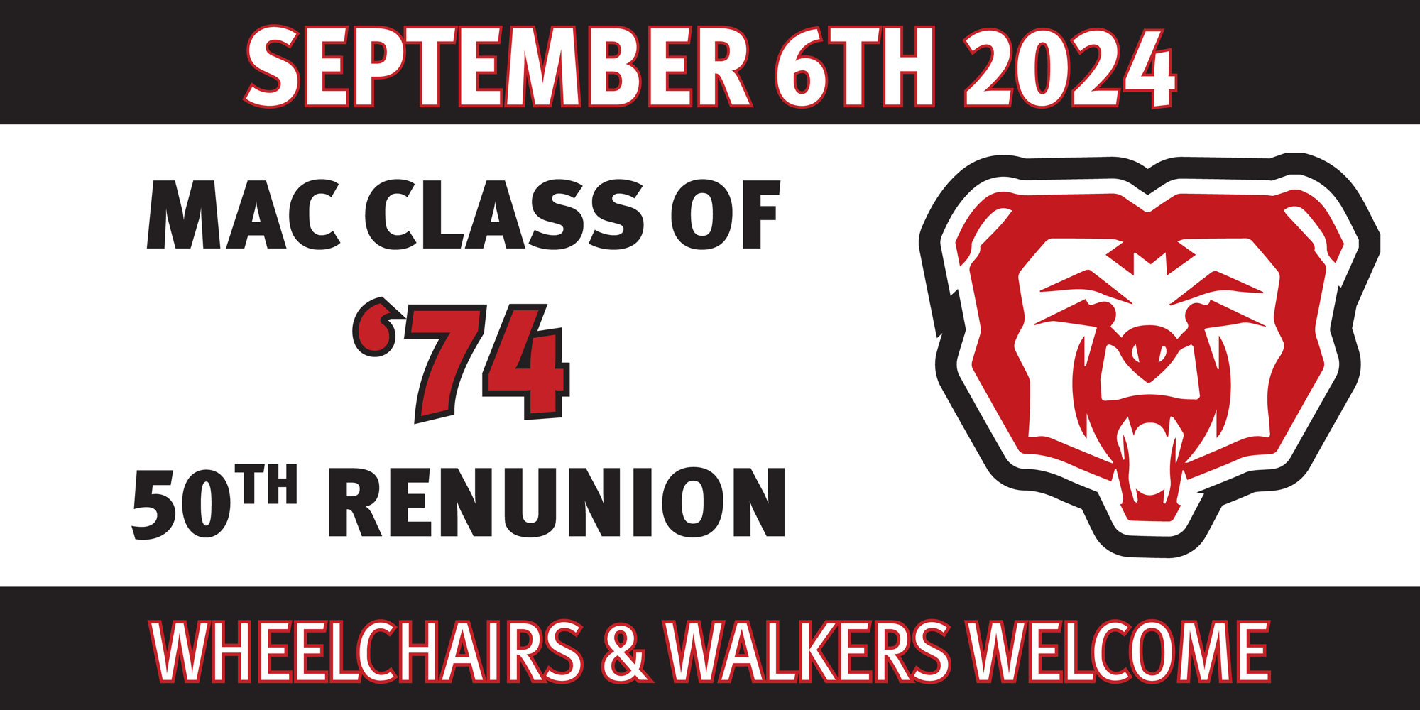 McMinnville High School Reunion Banner